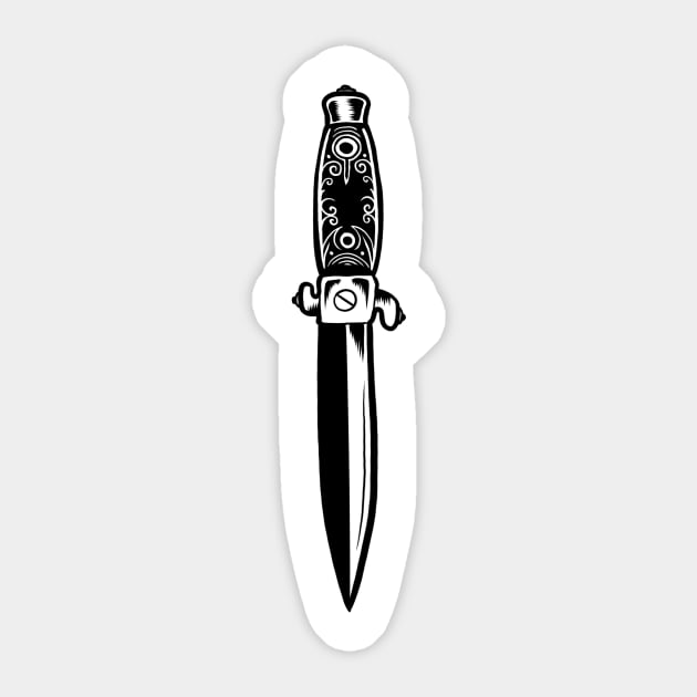 Knife Sticker by Adorline